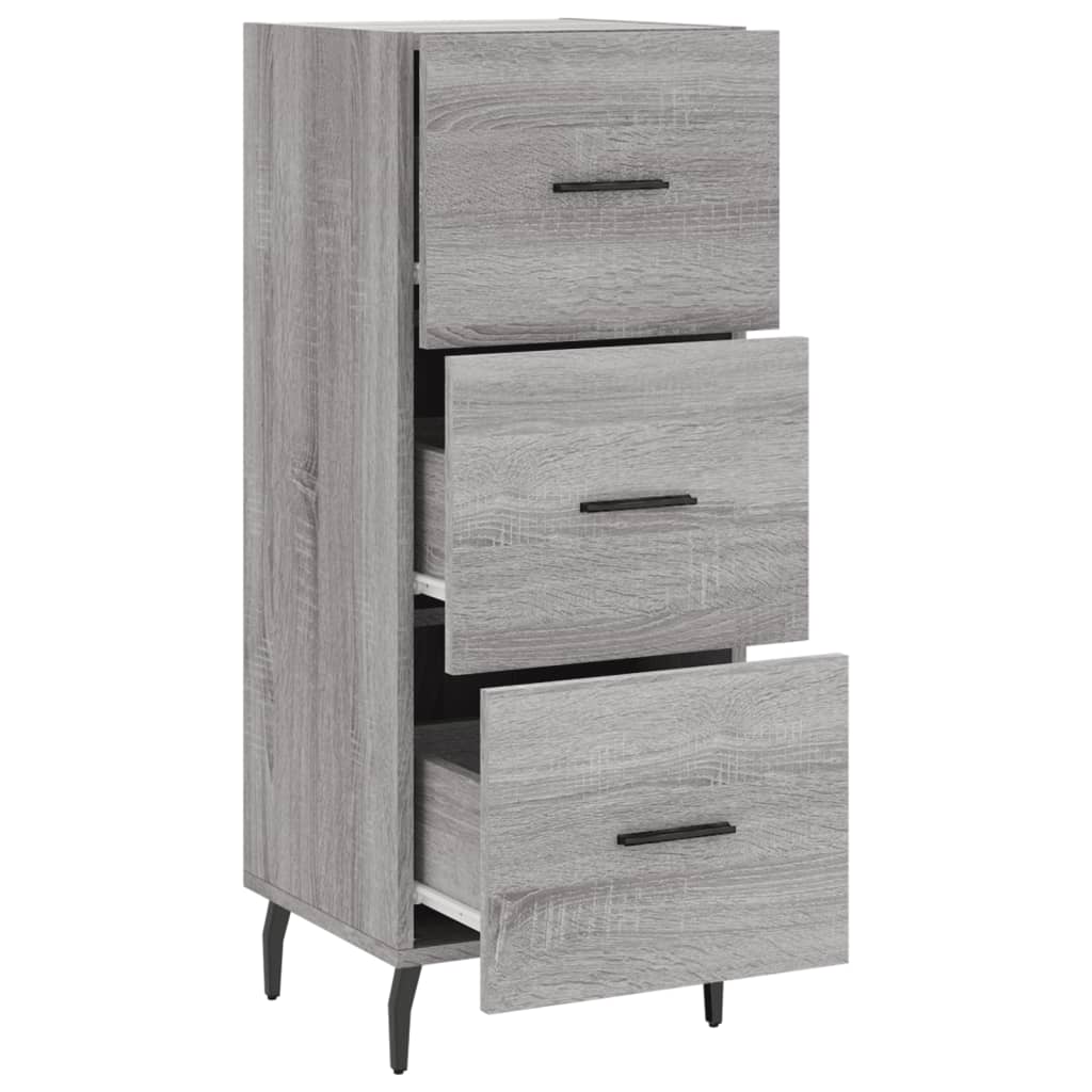 Sideboard Grey Sonoma 34,5x34x90 cm Engineered Wood