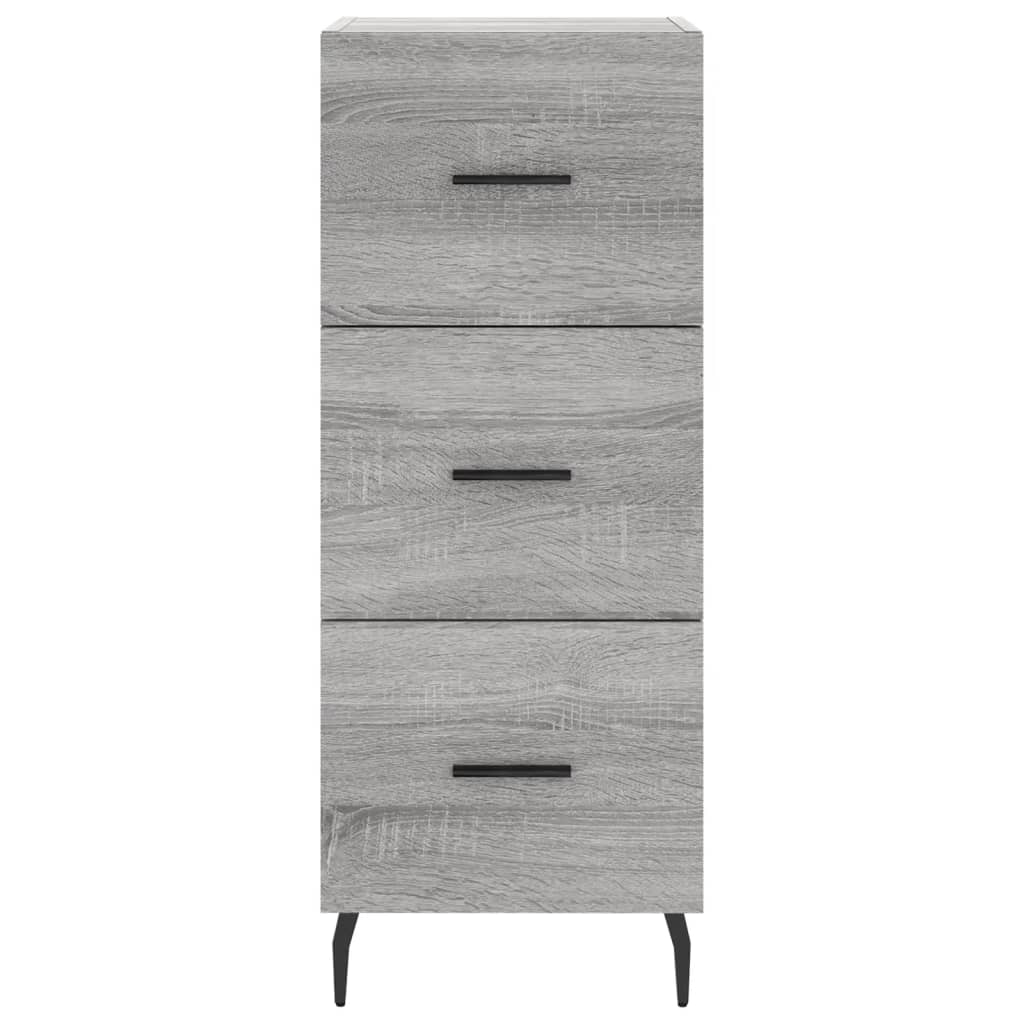 Sideboard Grey Sonoma 34,5x34x90 cm Engineered Wood
