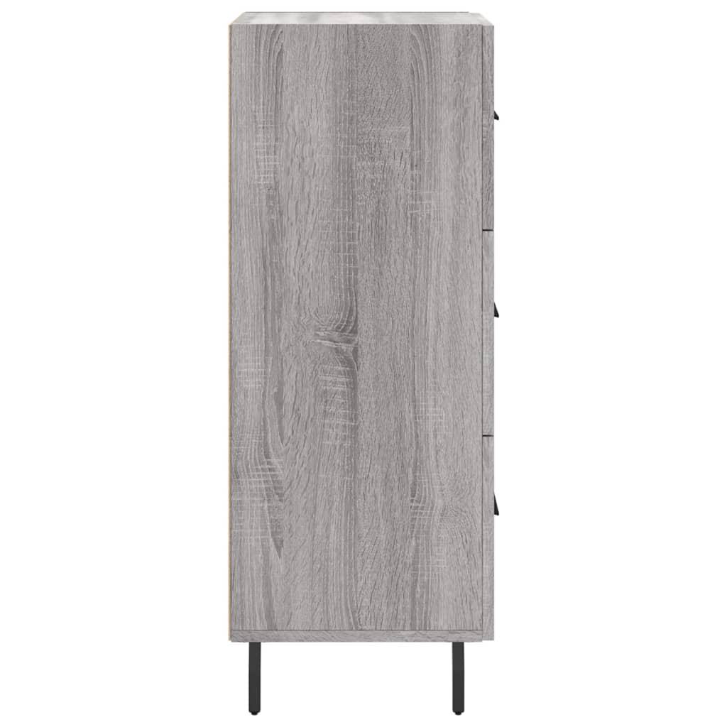 Sideboard Grey Sonoma 34,5x34x90 cm Engineered Wood