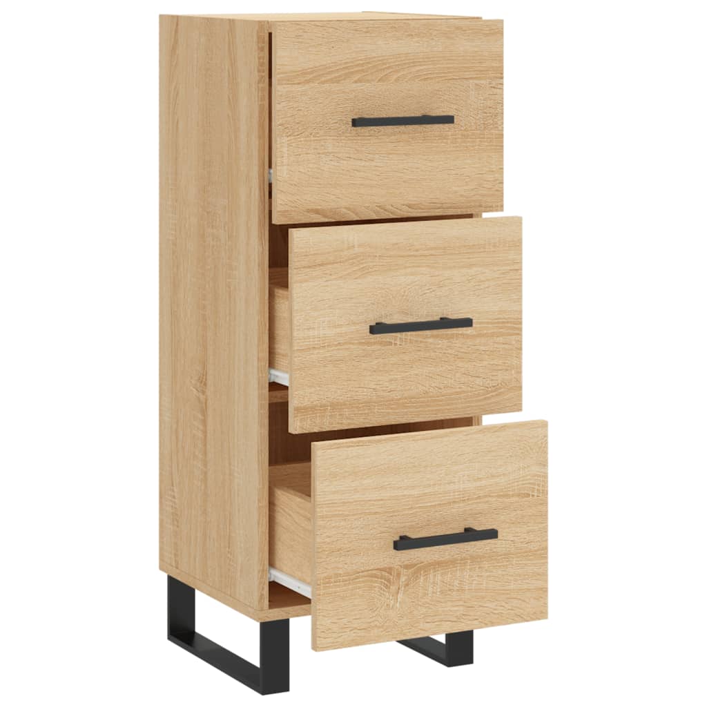 Sideboard Sonoma Oak 34.5x34x90 cm Engineered Wood