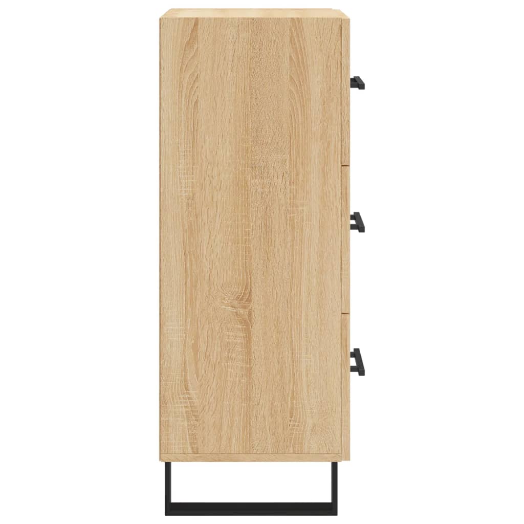 Sideboard Sonoma Oak 34.5x34x90 cm Engineered Wood
