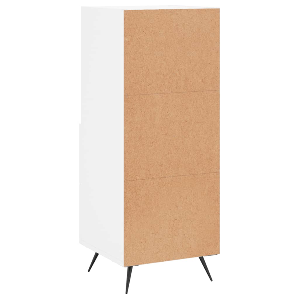 Sideboard White 34.5x34x90 cm Engineered Wood