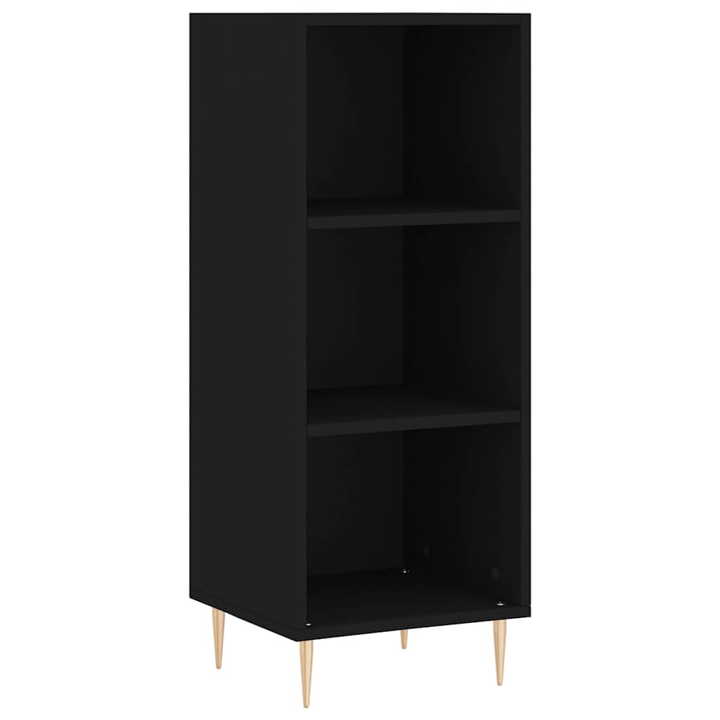 Sideboard Black 34.5x32.5x90 cm Engineered Wood