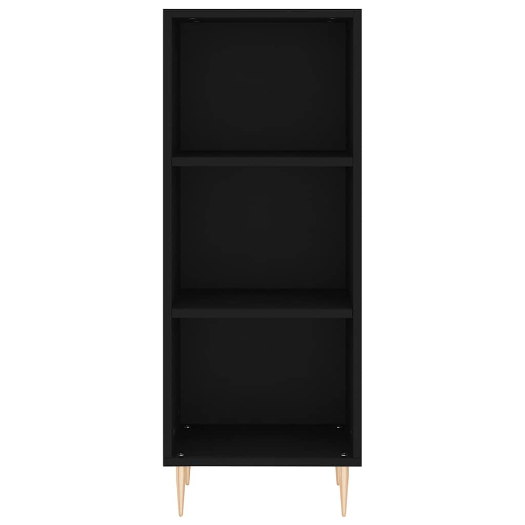 Sideboard Black 34.5x32.5x90 cm Engineered Wood