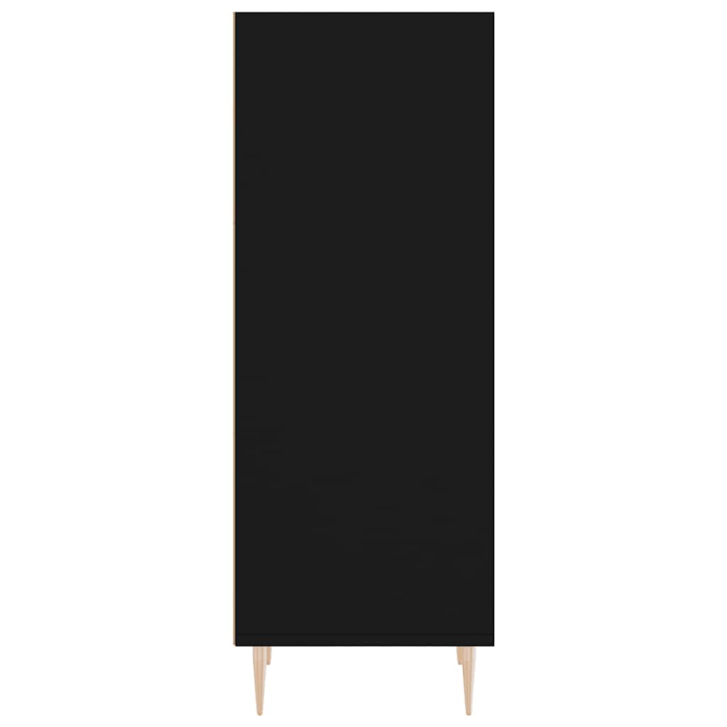 Sideboard Black 34.5x32.5x90 cm Engineered Wood