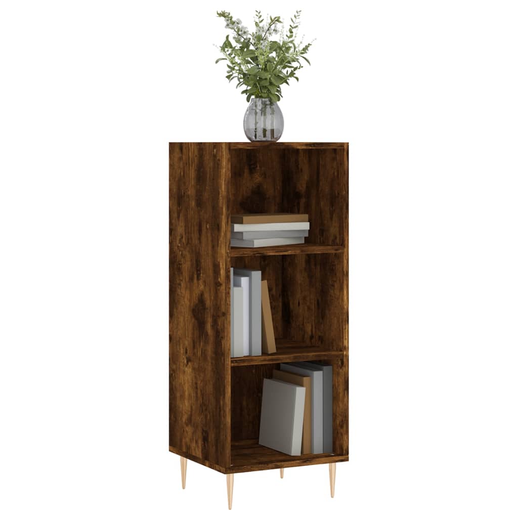 Sideboard Smoked Oak 34.5x32.5x90 cm Engineered Wood