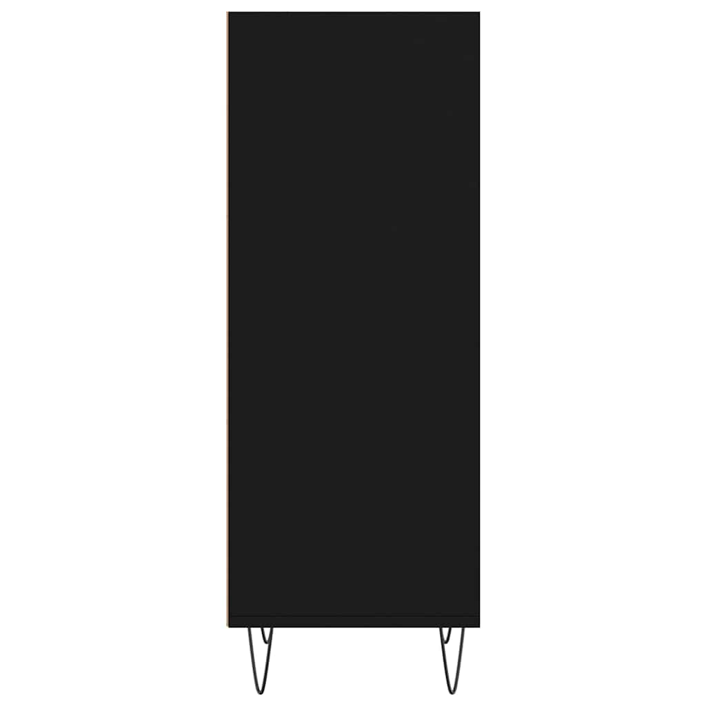 Sideboard Black 34.5x32.5x90 cm Engineered Wood