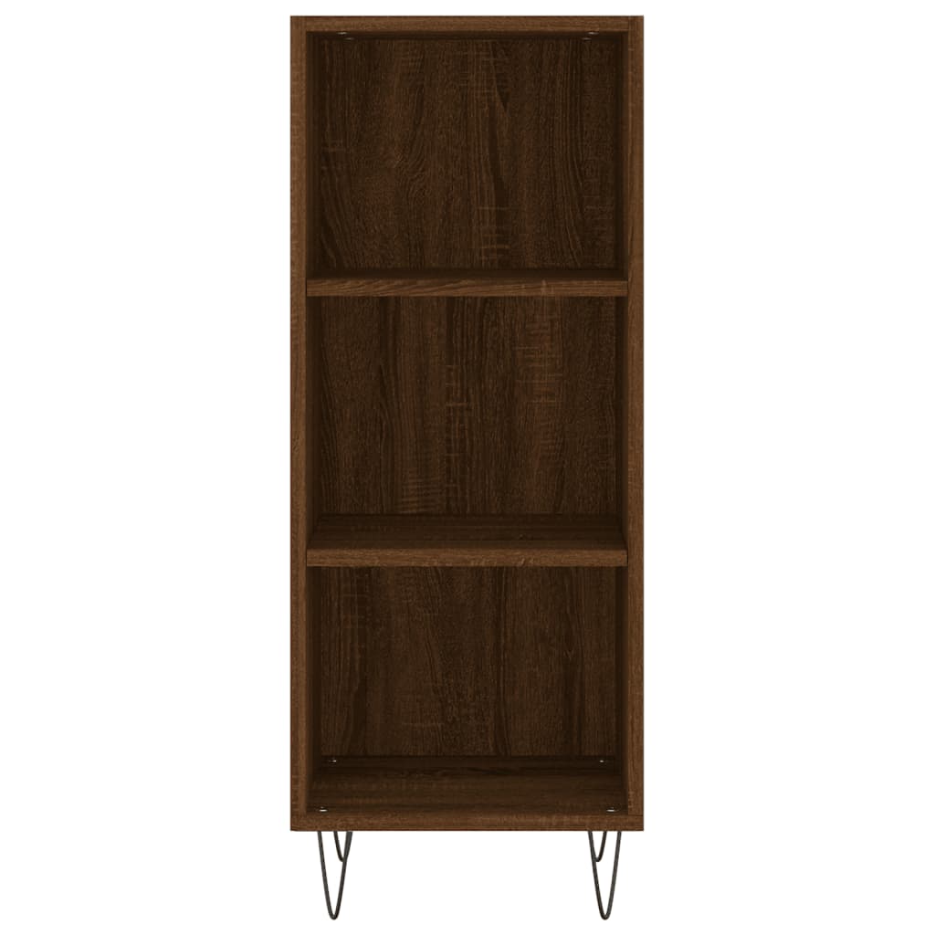 Sideboard Brown Oak 34.5x32.5x90 cm Engineered Wood