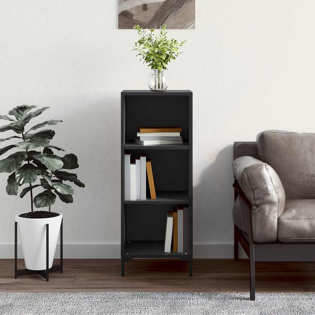 Sideboard Black 34.5x32.5x90 cm Engineered Wood