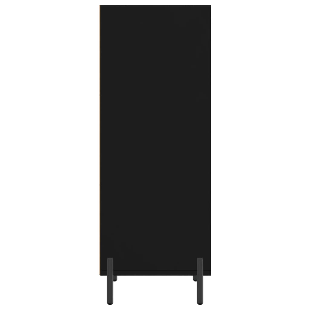 Sideboard Black 34.5x32.5x90 cm Engineered Wood