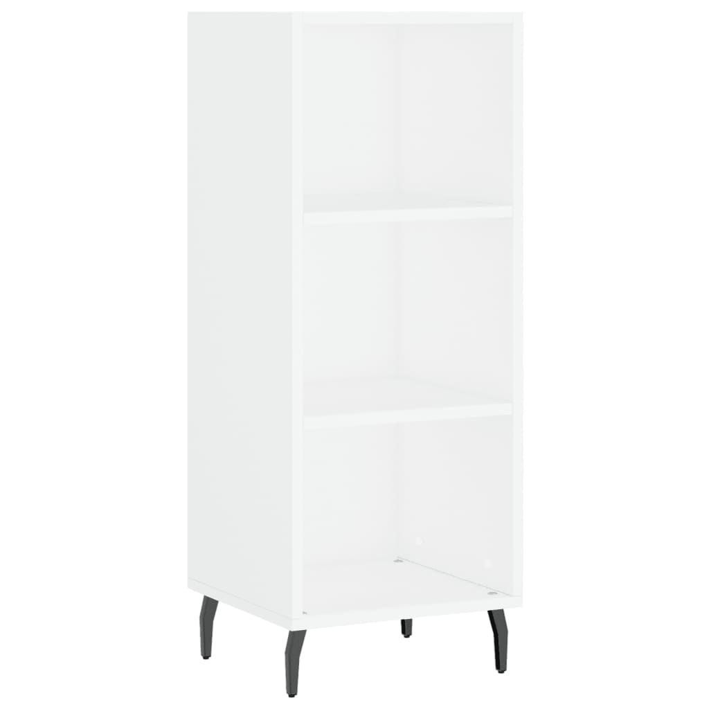 Sideboard White 34.5x32.5x90 cm Engineered Wood