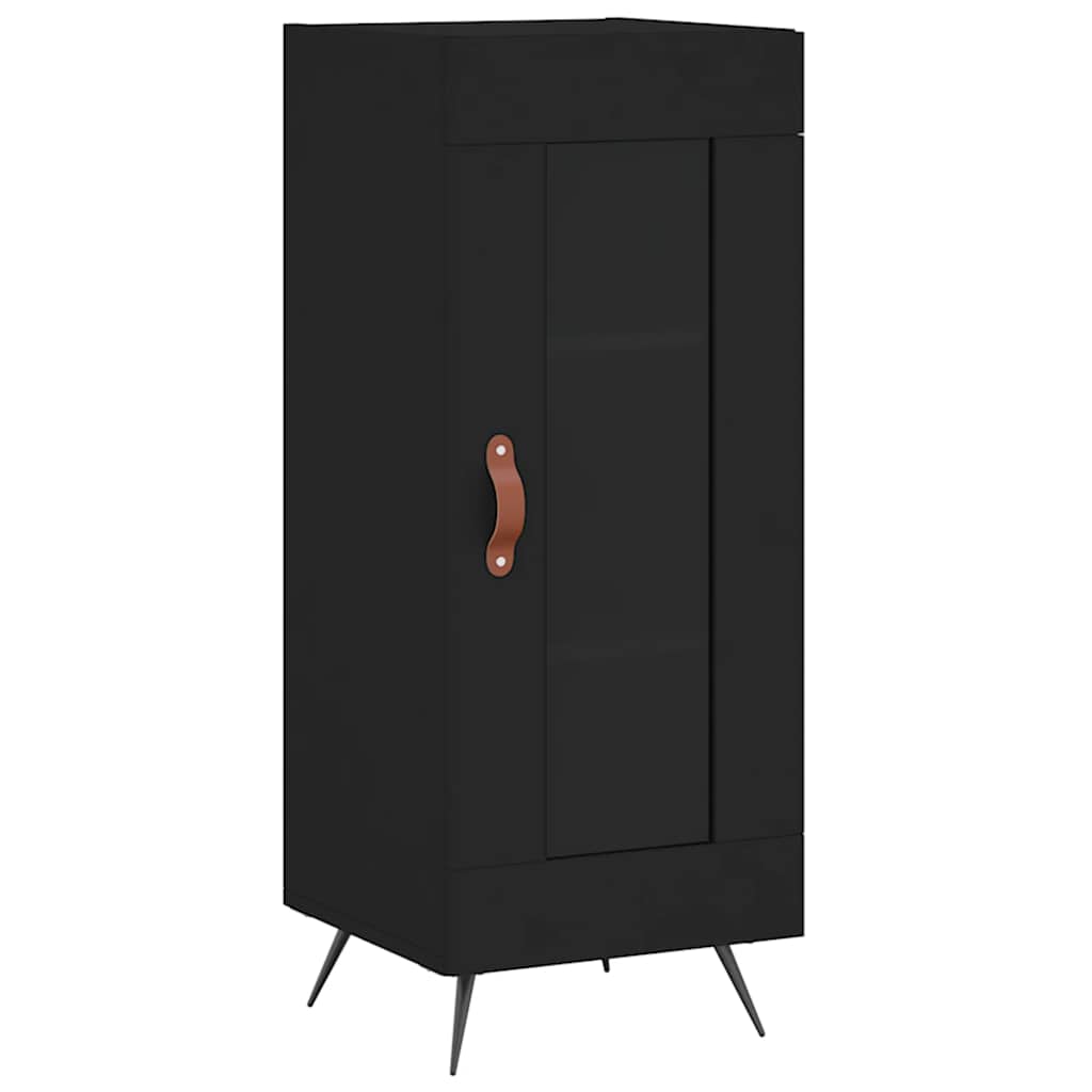 Sideboard Black 34.5x34x90 cm Engineered Wood