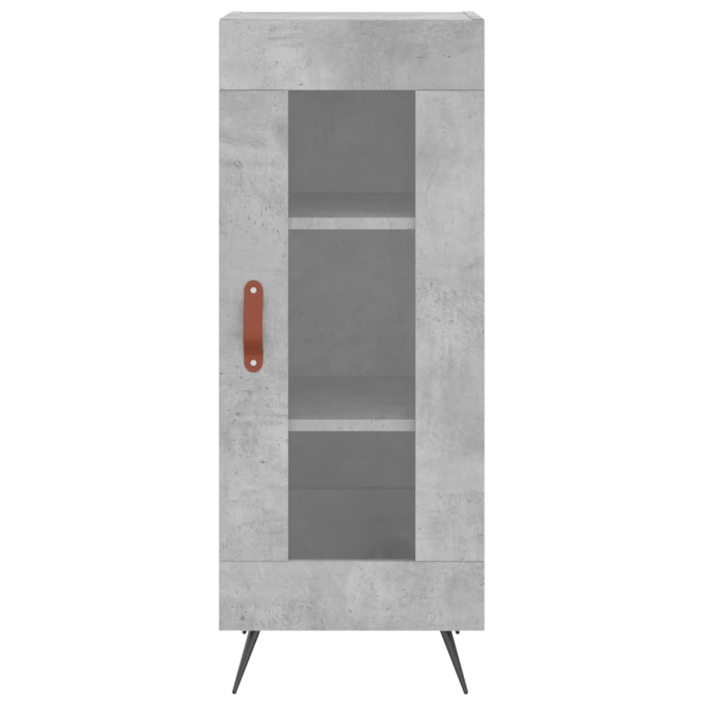 Sideboard Concrete Grey 34,5x34x90 cm Engineered Wood