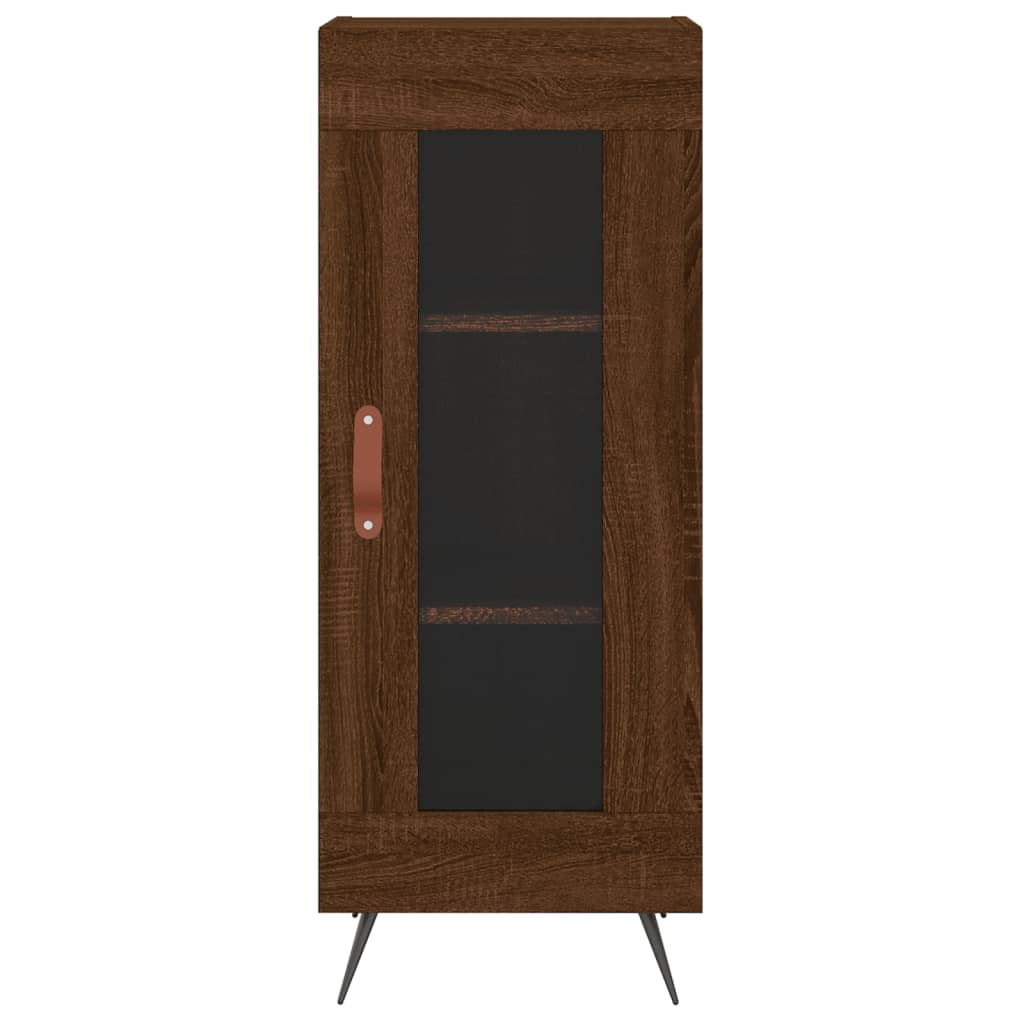 Sideboard Brown Oak 34.5x34x90 cm Engineered Wood