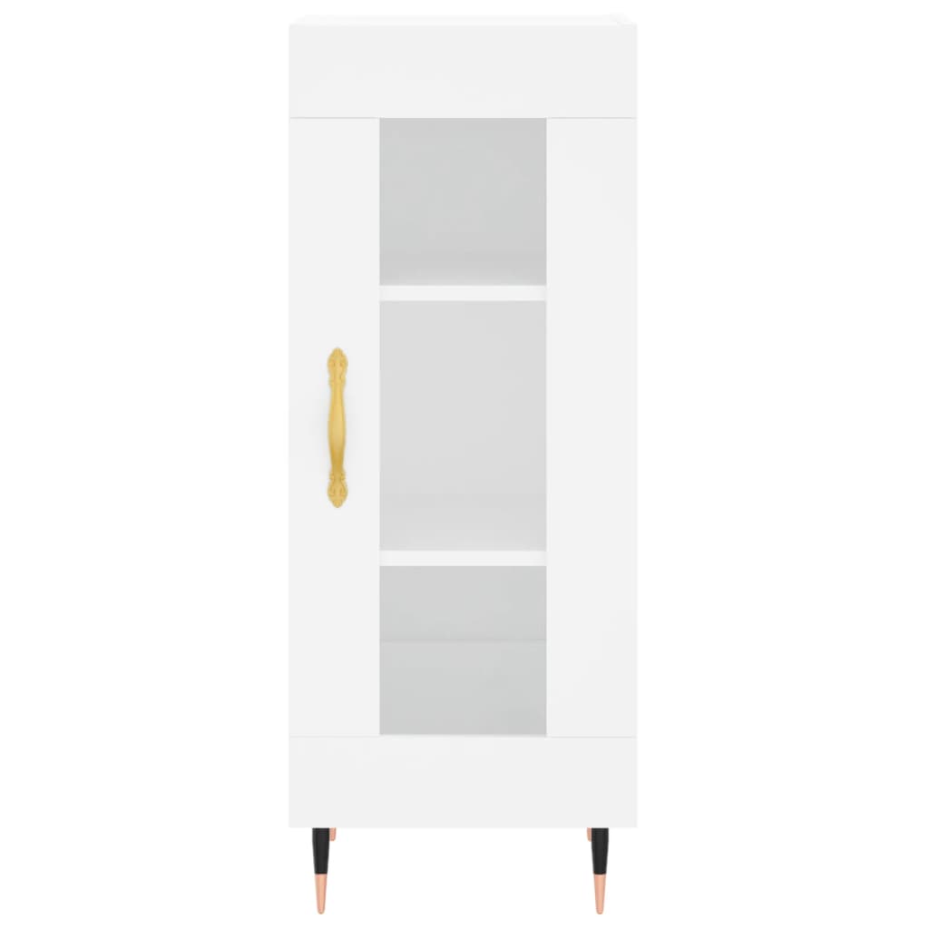 Sideboard White 34.5x34x90 cm Engineered Wood
