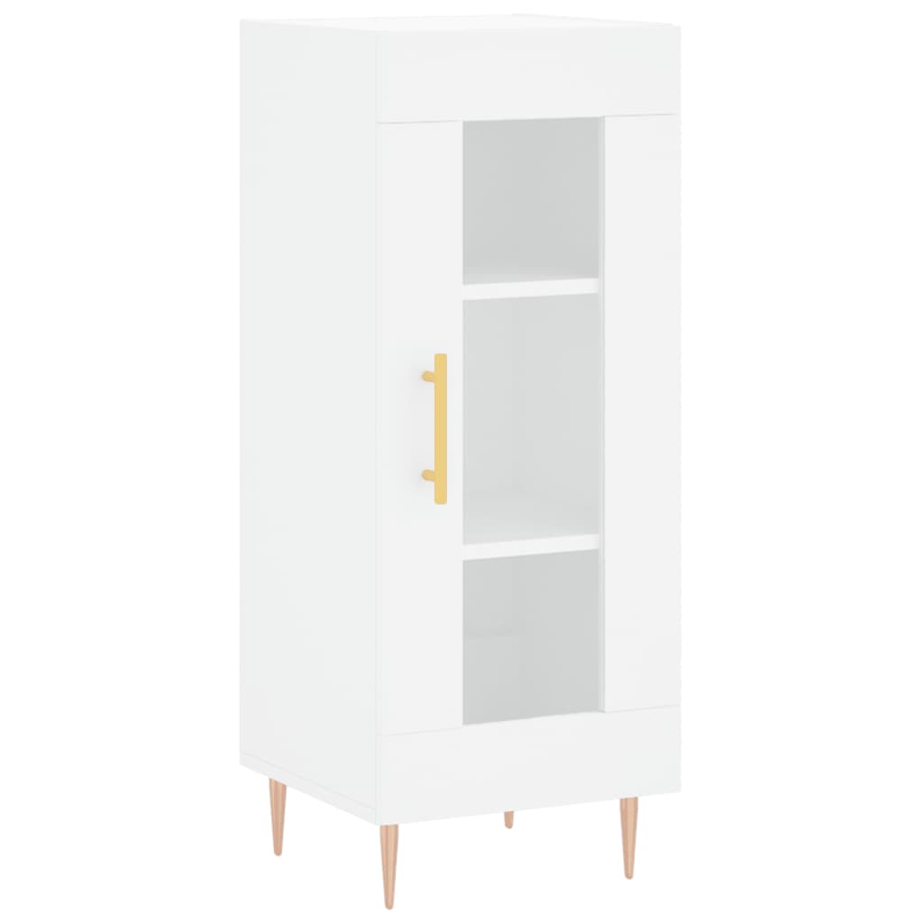Sideboard White 34,5x34x90 cm Engineered Wood