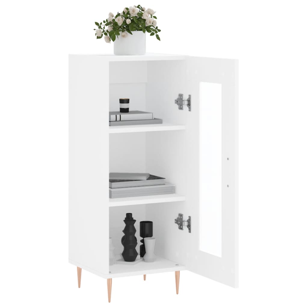 Sideboard White 34,5x34x90 cm Engineered Wood