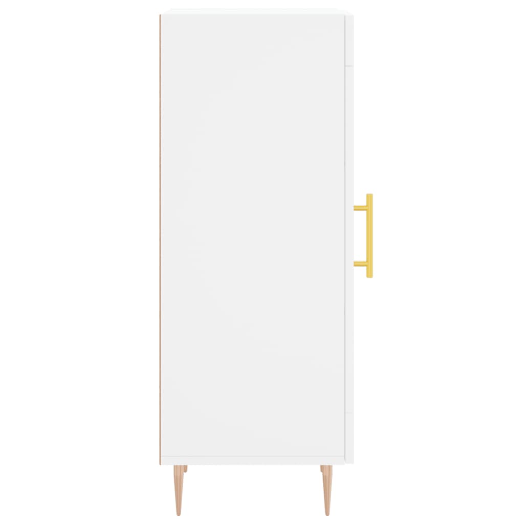 Sideboard White 34,5x34x90 cm Engineered Wood