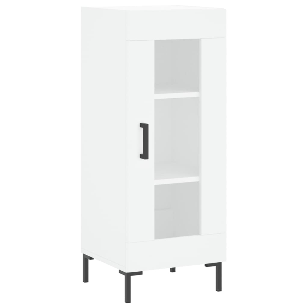 Sideboard White 34.5x34x90 cm Engineered Wood