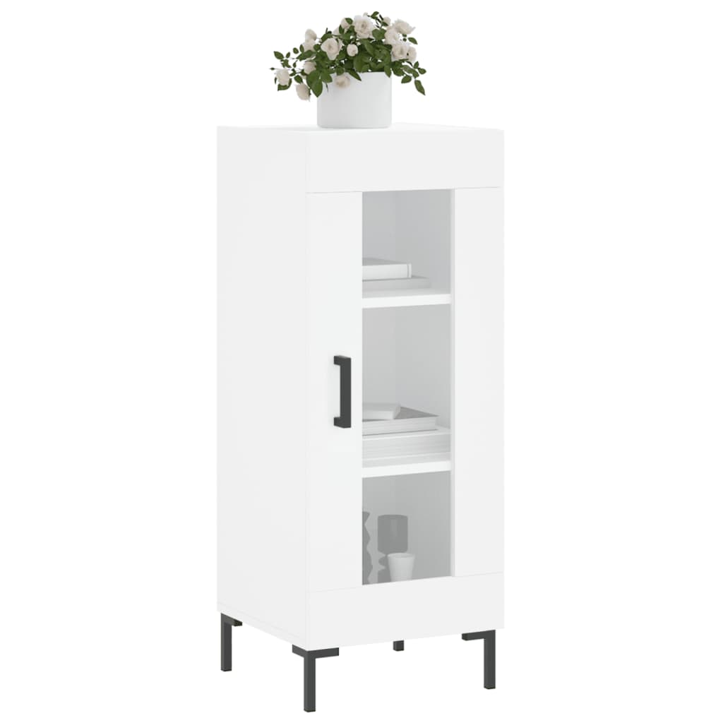 Sideboard White 34.5x34x90 cm Engineered Wood