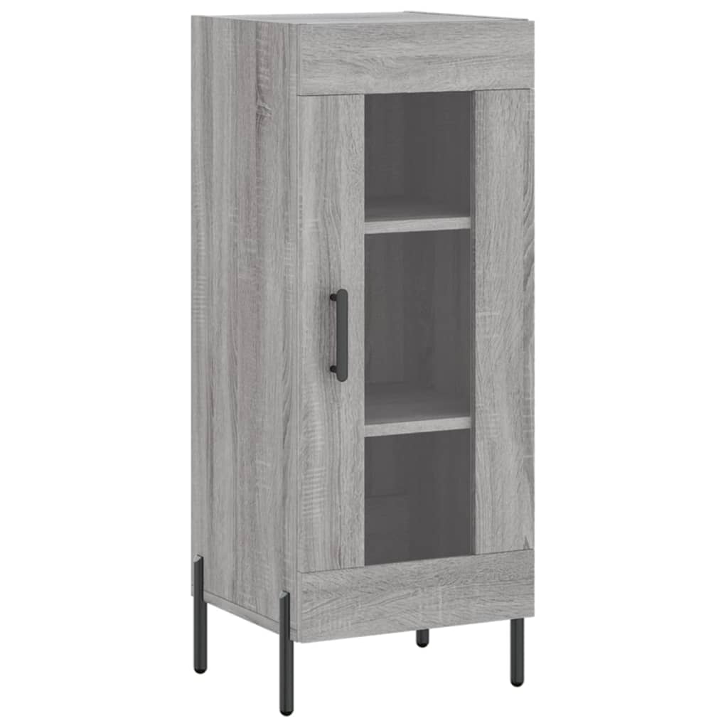 Sideboard Grey Sonoma 34.5x34x90 cm Engineered Wood