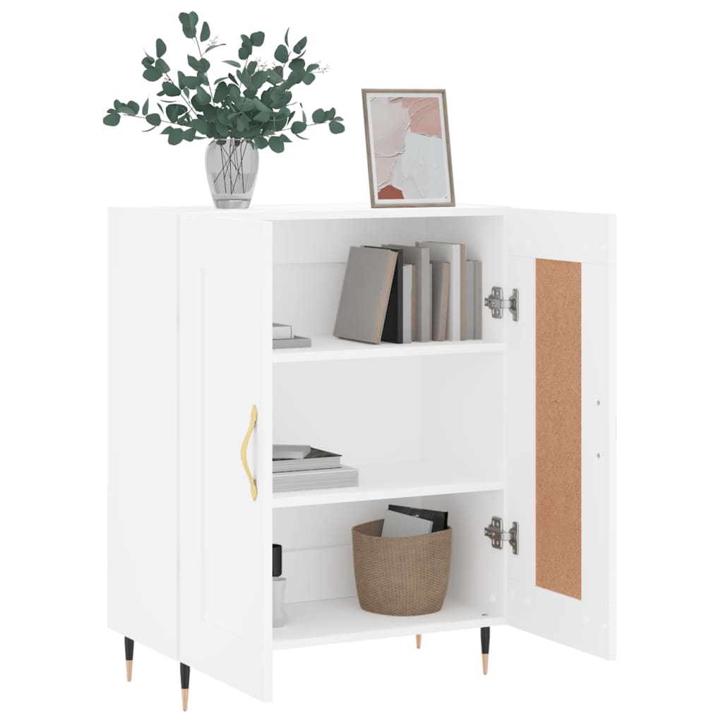 Sideboard White 69,5x34x90 cm Engineered Wood