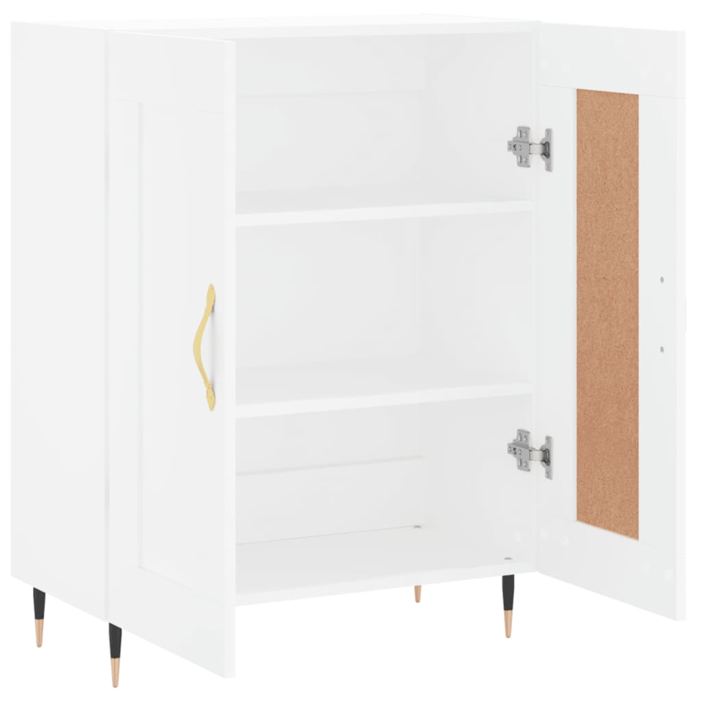 Sideboard White 69.5x34x90 cm Engineered Wood