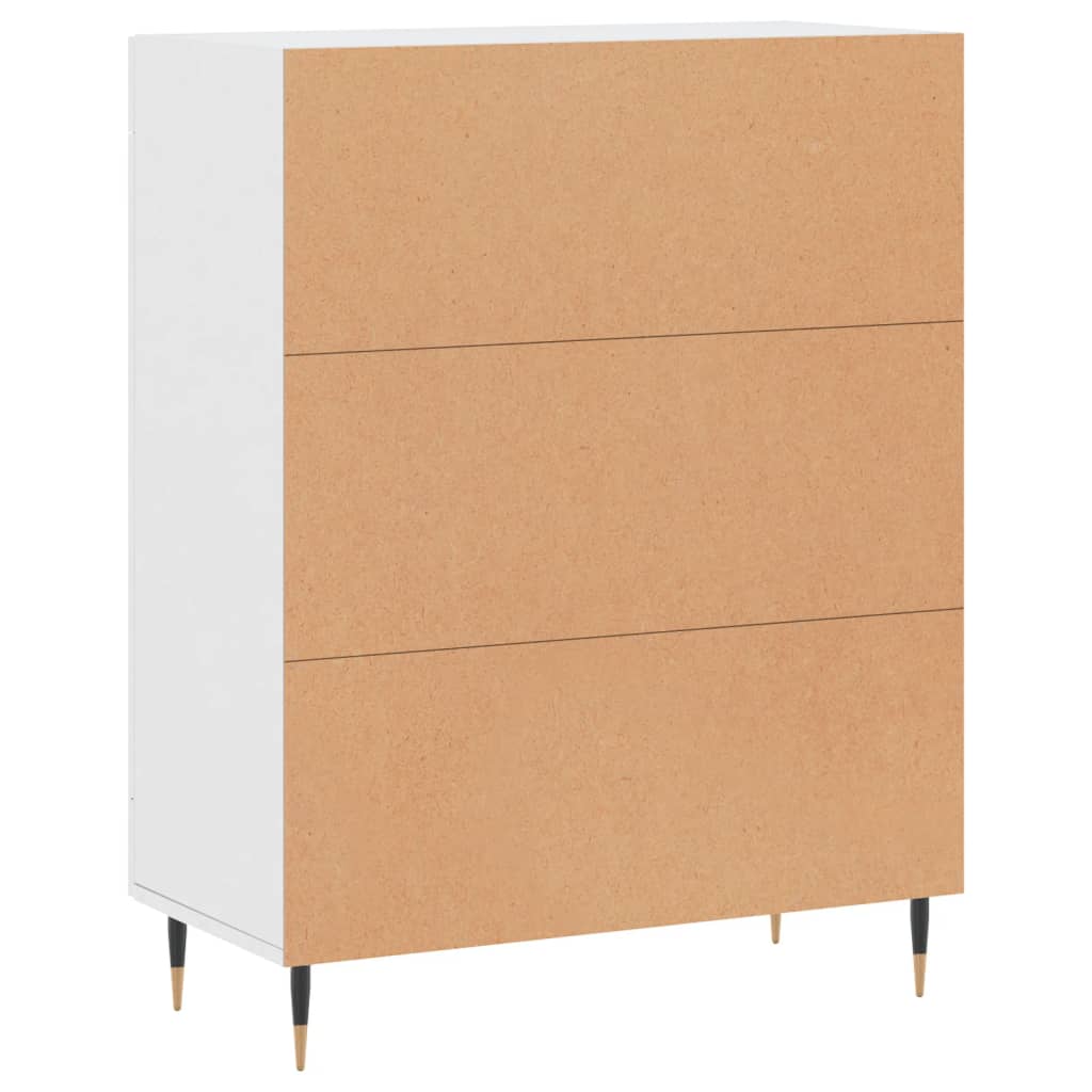 Sideboard White 69,5x34x90 cm Engineered Wood