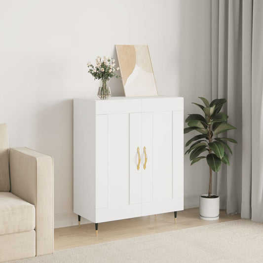 Sideboard White 69,5x34x90 cm Engineered Wood