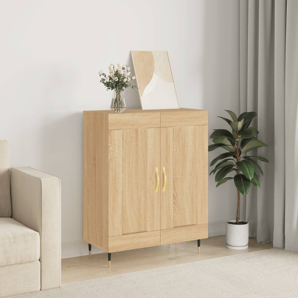 Sideboard Sonoma Oak 69.5x34x90 cm Engineered Wood