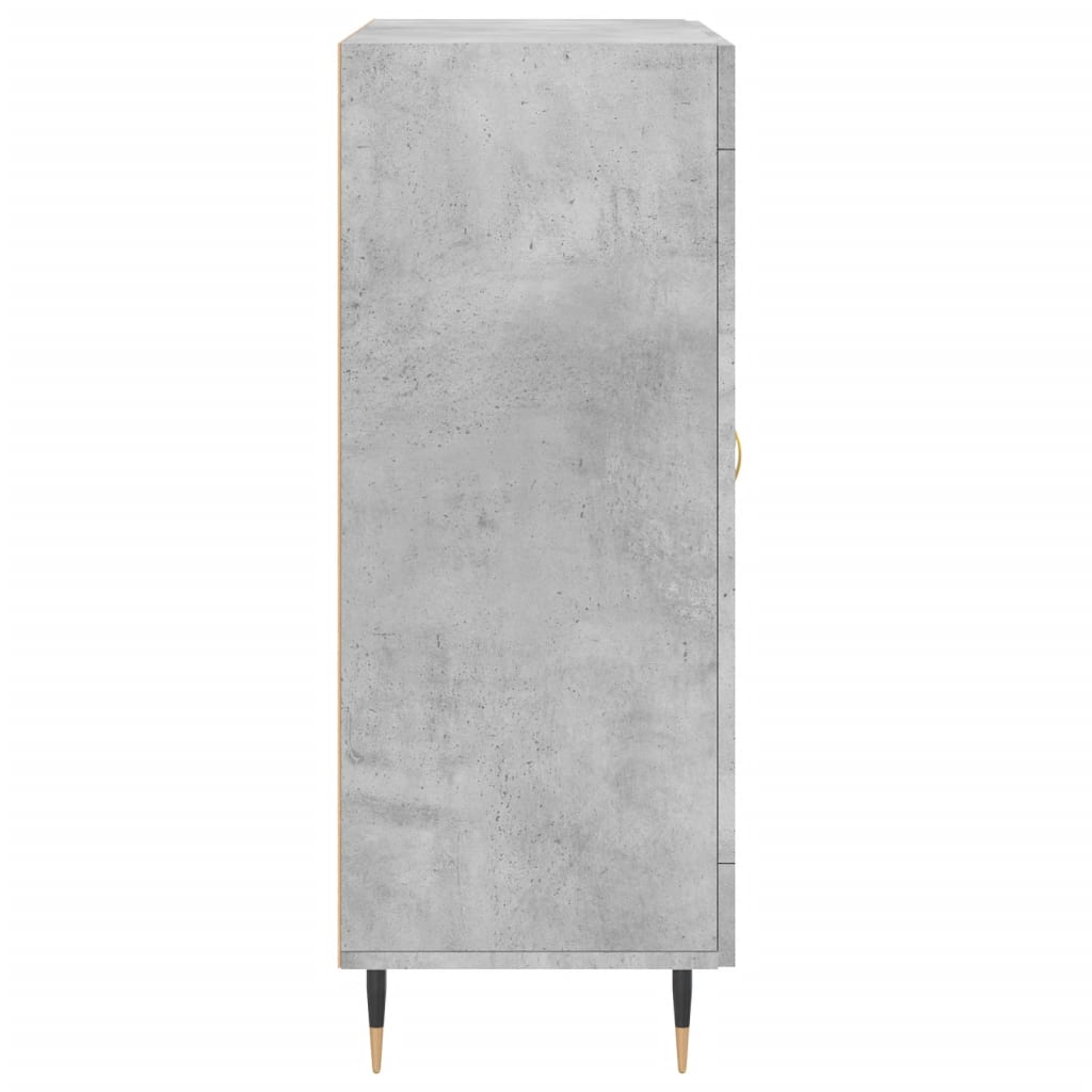 Sideboard Concrete Grey 69,5x34x90 cm Engineered Wood