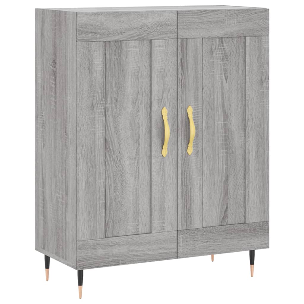 Sideboard Grey Sonoma 69,5x34x90 cm Engineered Wood