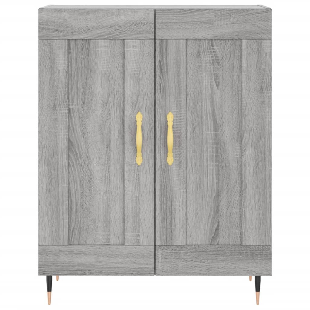 Sideboard Grey Sonoma 69,5x34x90 cm Engineered Wood