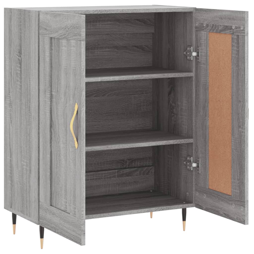 Sideboard Grey Sonoma 69,5x34x90 cm Engineered Wood