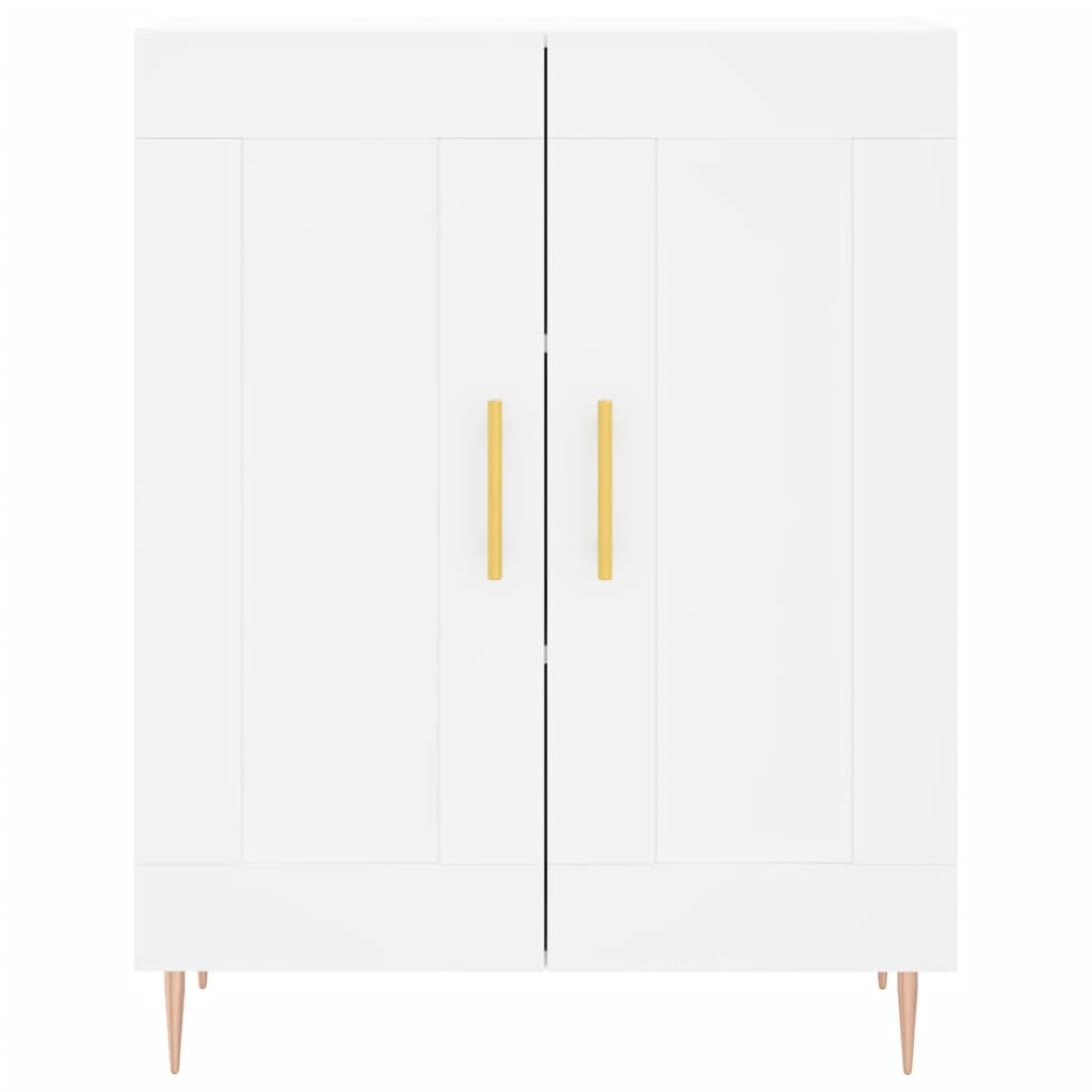 Sideboard White 69.5x34x90 cm Engineered Wood