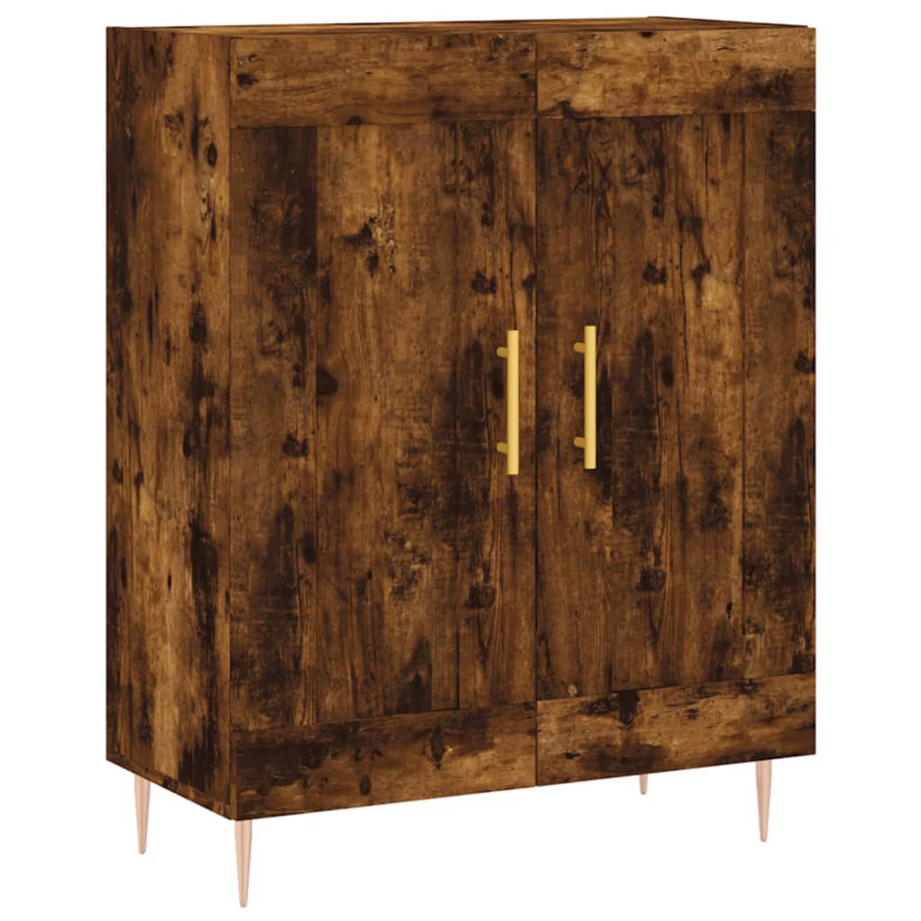 Sideboard Smoked Oak 69,5x34x90 cm Engineered Wood