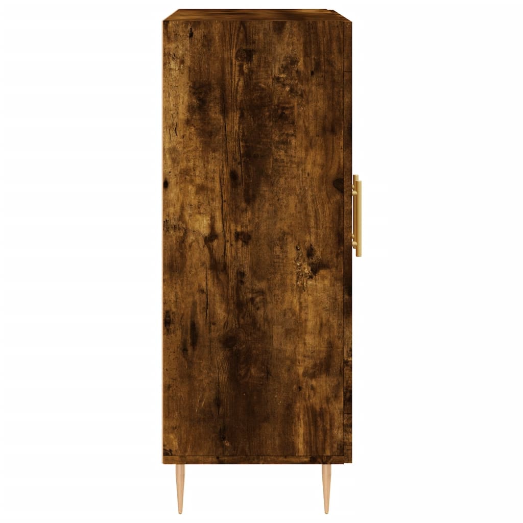 Sideboard Smoked Oak 69,5x34x90 cm Engineered Wood