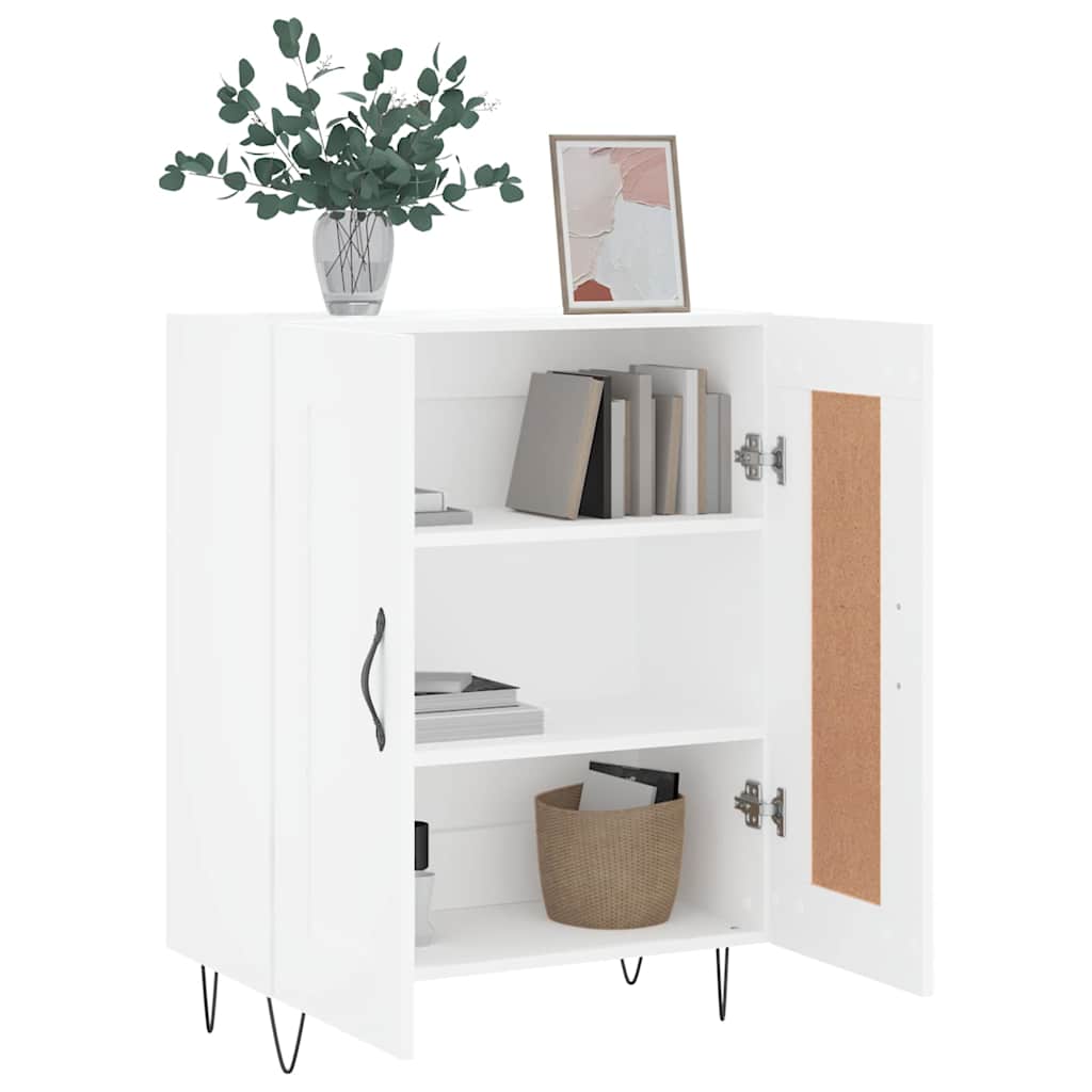 Sideboard White 69,5x34x90 cm Engineered Wood