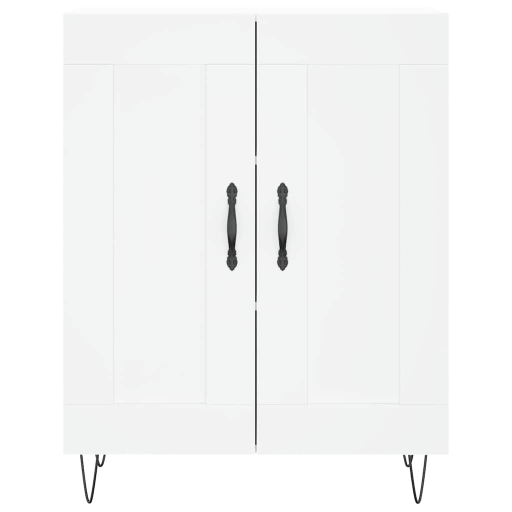 Sideboard White 69,5x34x90 cm Engineered Wood