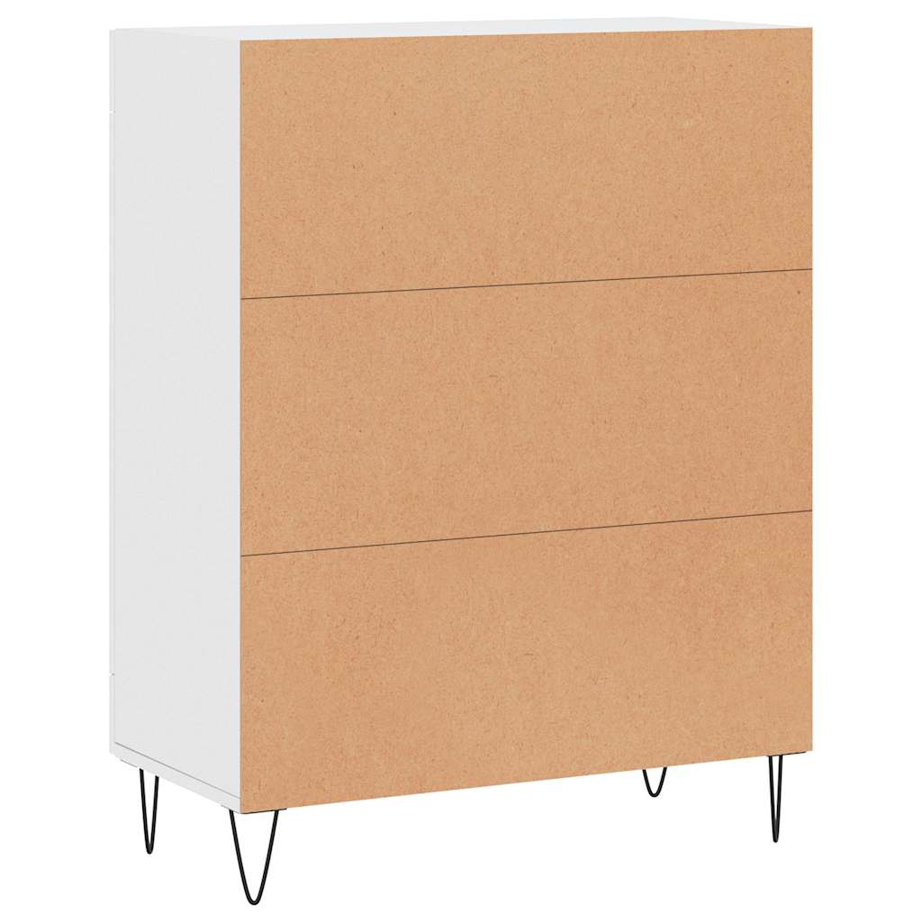 Sideboard White 69,5x34x90 cm Engineered Wood