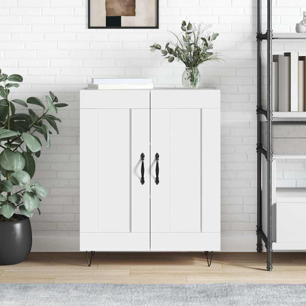 Sideboard White 69,5x34x90 cm Engineered Wood