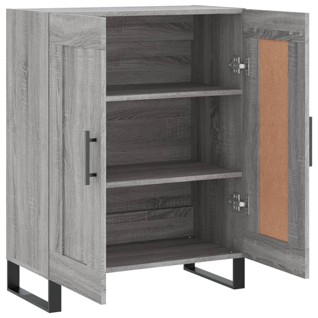Sideboard Grey Sonoma 69.5x34x90 cm Engineered Wood