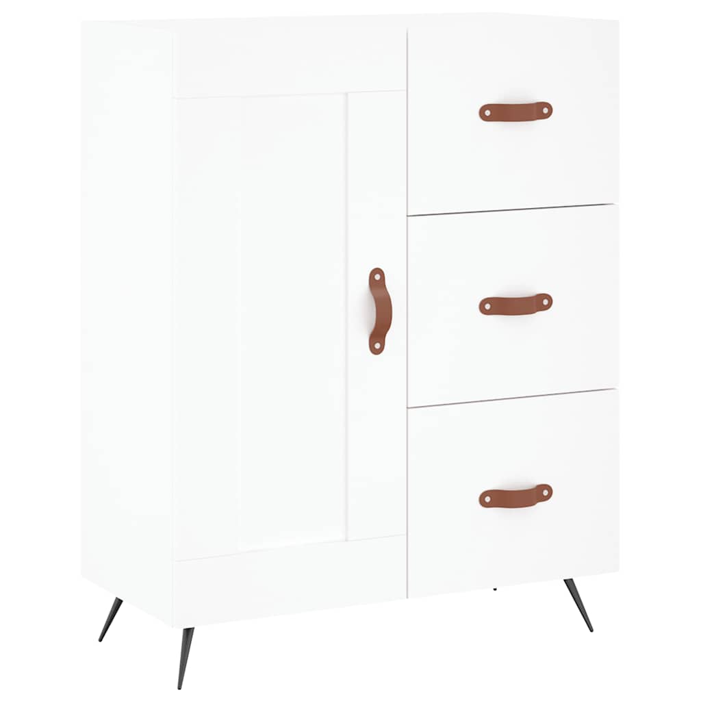 Sideboard White 69.5x34x90 cm Engineered Wood