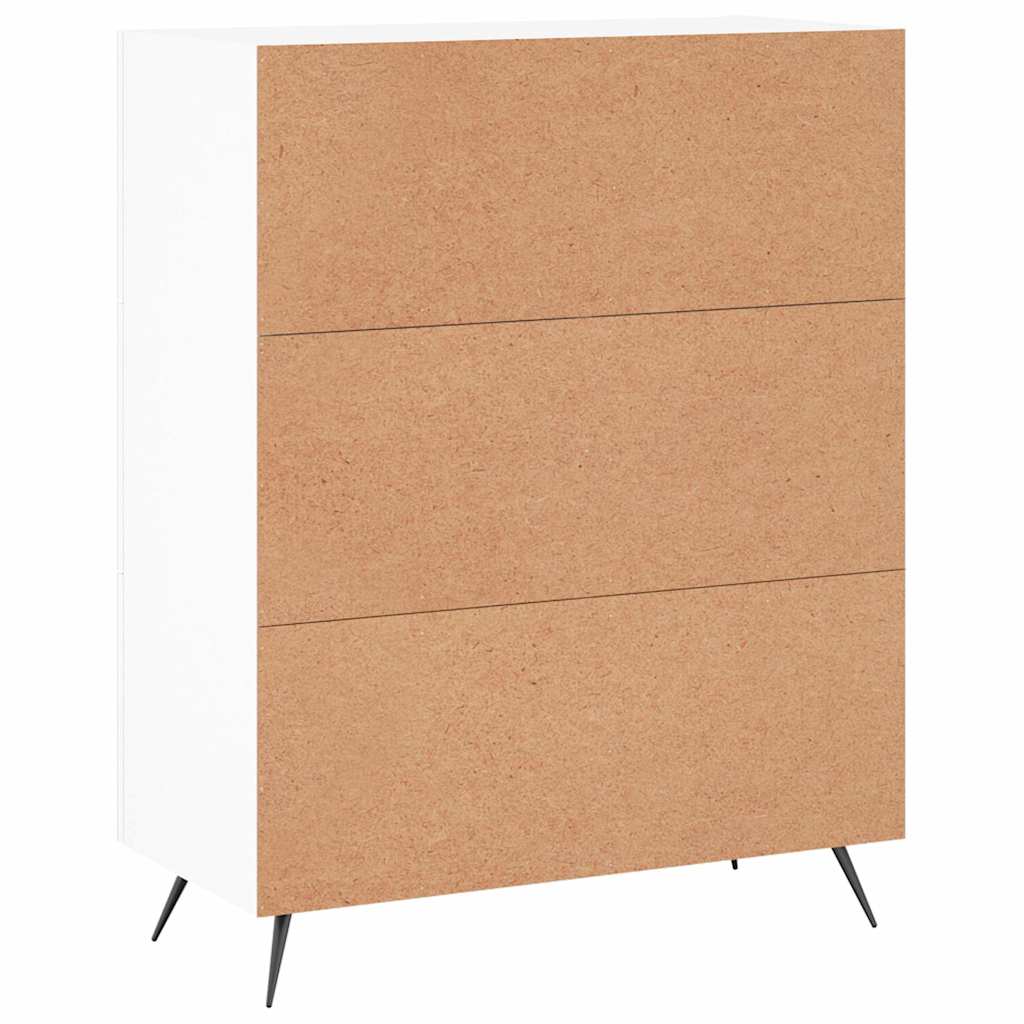 Sideboard White 69.5x34x90 cm Engineered Wood