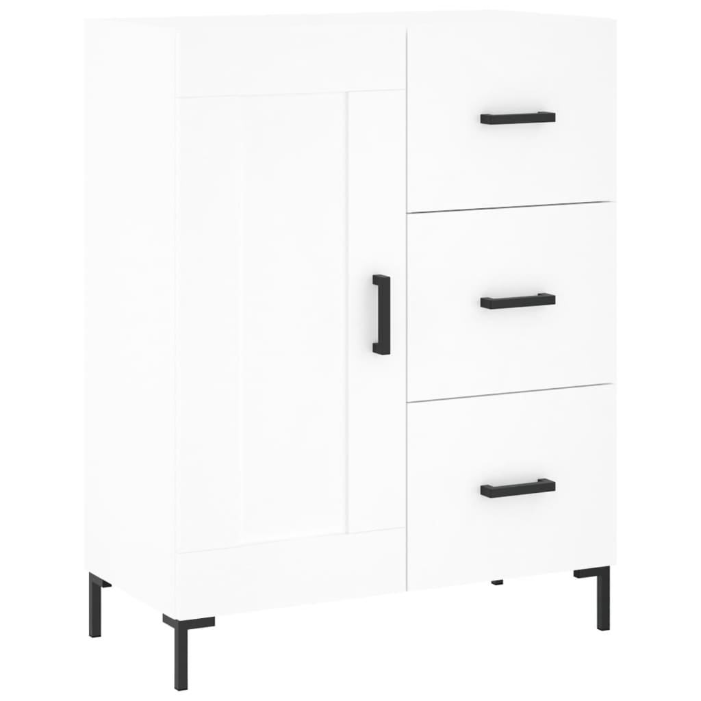 Sideboard White 69,5x34x90 cm Engineered Wood