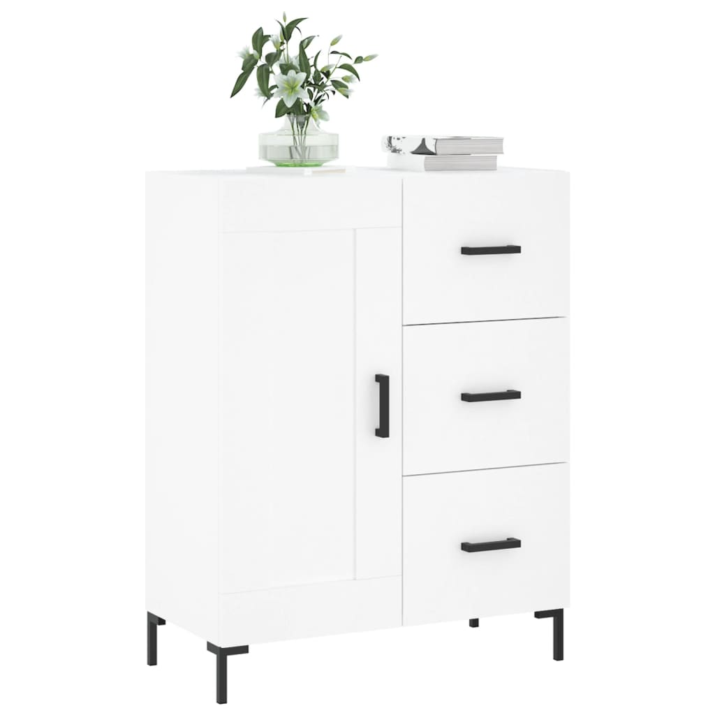 Sideboard White 69,5x34x90 cm Engineered Wood