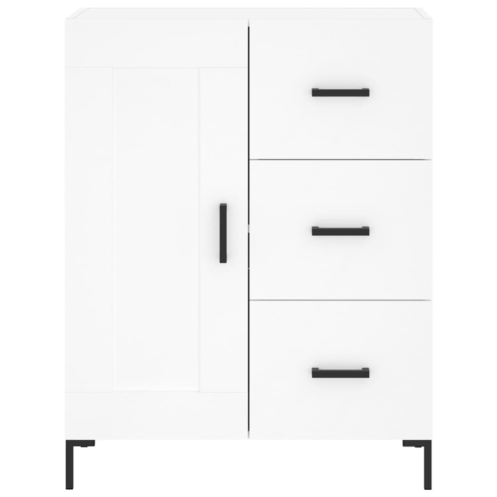 Sideboard White 69,5x34x90 cm Engineered Wood