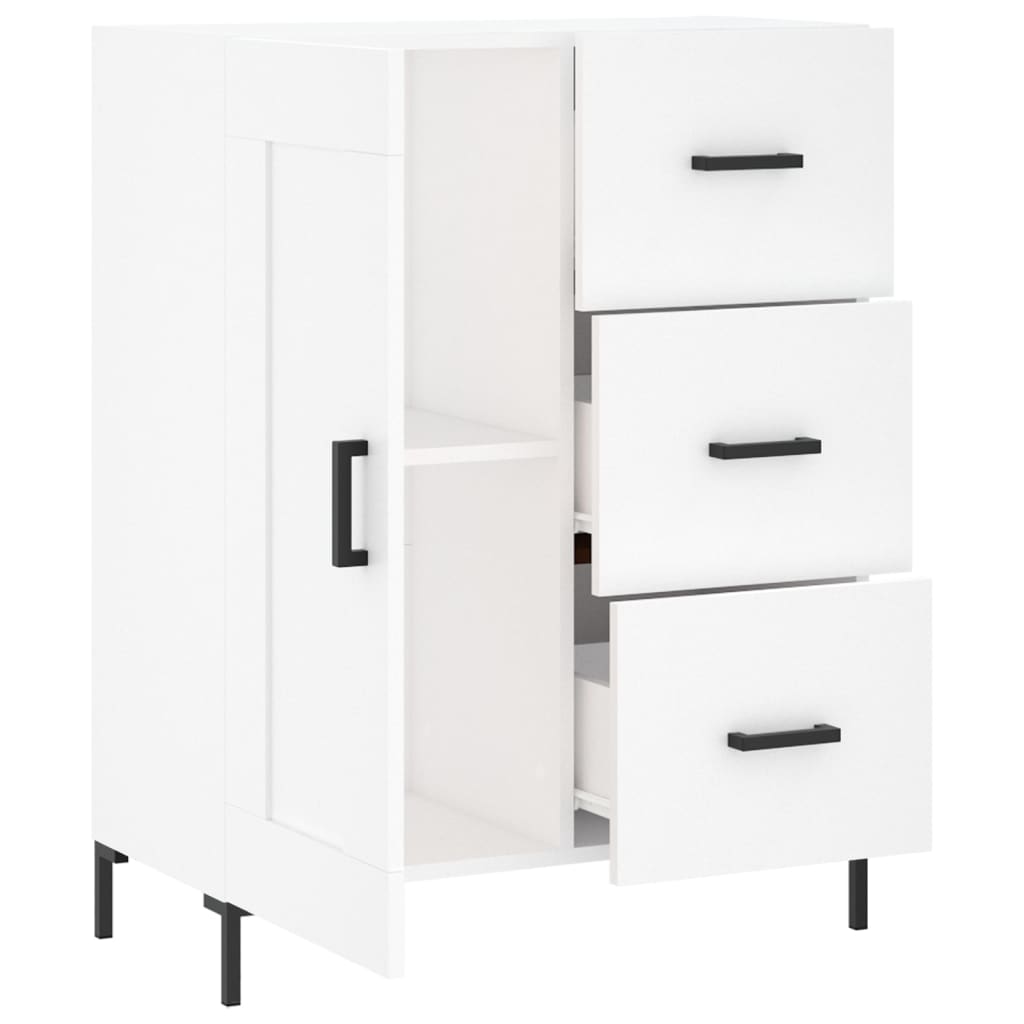 Sideboard White 69,5x34x90 cm Engineered Wood