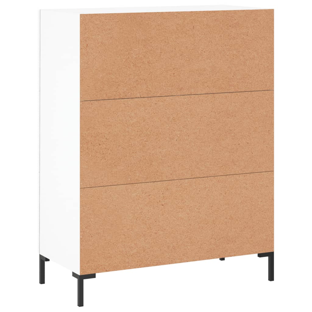 Sideboard White 69,5x34x90 cm Engineered Wood