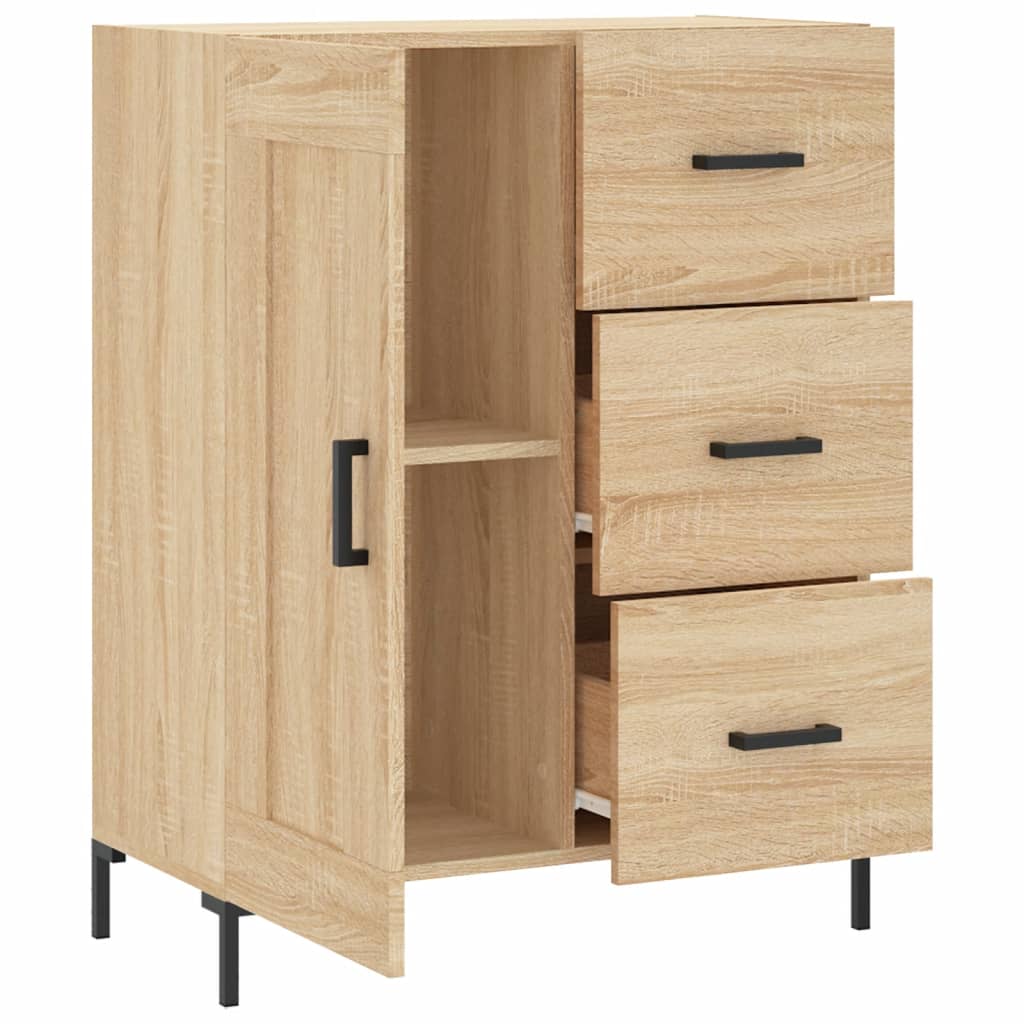 Sideboard Sonoma Oak 69.5x34x90 cm Engineered Wood